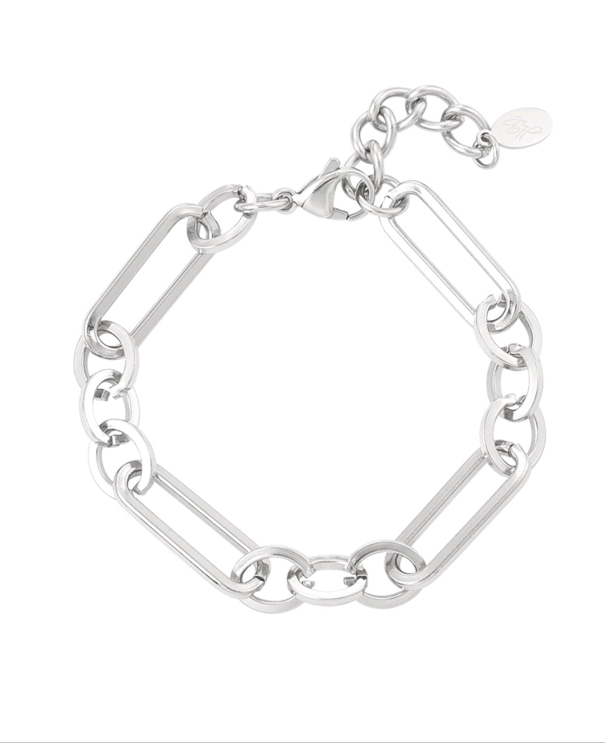 Silber-Armband "Urban Links" aus Edelstahl