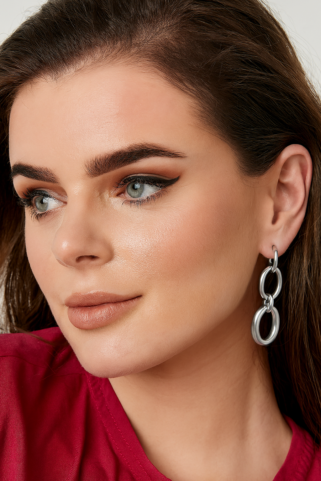 "Chain Flow" Edelstahl Ohrringe