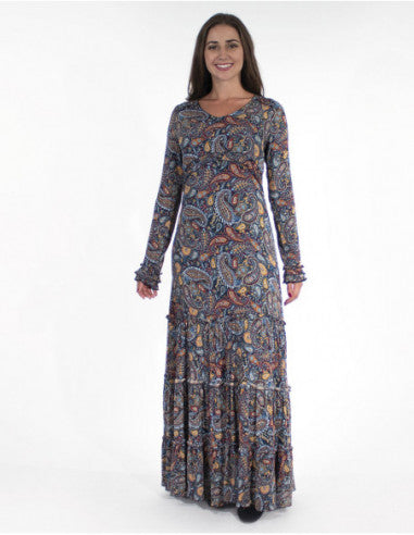 Long Boho Chic Dress